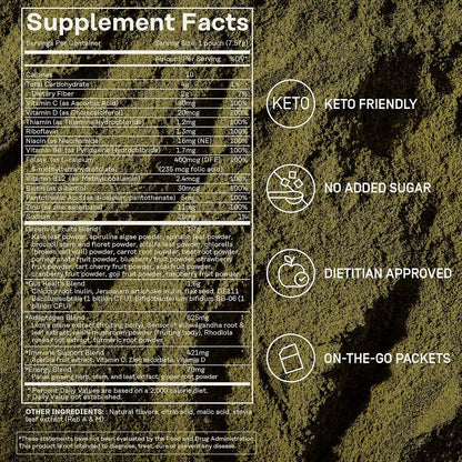 FACTOR FORM Daily Greens Superfood Powder | 5 Functional Blends for Gut Health, Energy & Immunity | Prebiotics, Probiotics, Adaptogens, B Vitamins (7 Servings, Individual Packets) FACTOR FORMBuy Supplements Australia