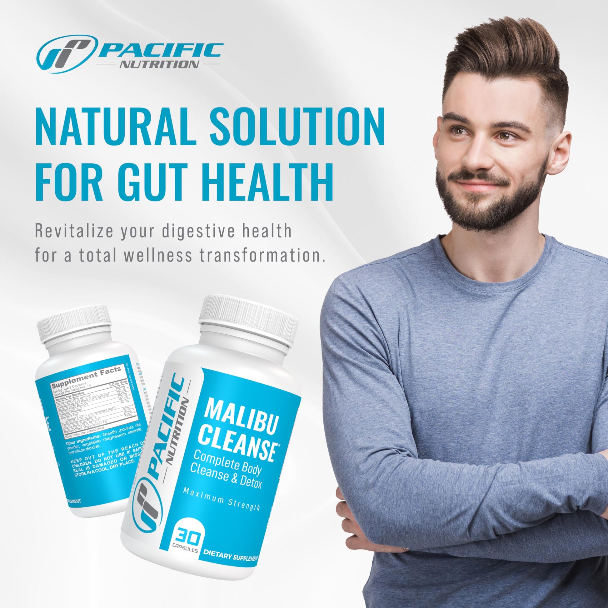 Pacific Nutrition Full Body Detox - Malibu Cleanse Complete Body & Intestinal Cleanse Pacific NutritionBuy Supplements Australia