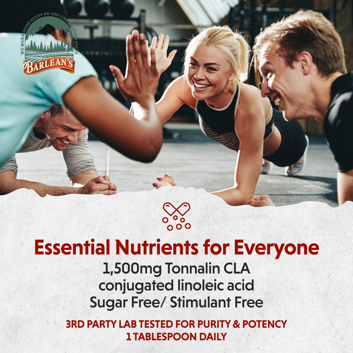 Barlean's Fresh Apple with 1,500 mg of Tonalin CLA - Gluten-Free, Vegan, Kosher Barlean'sBuy Supplements Australia