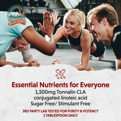 Barlean's Fresh Apple with 1,500 mg of Tonalin CLA - Gluten-Free, Vegan, Kosher Barlean'sBuy Supplements Australia