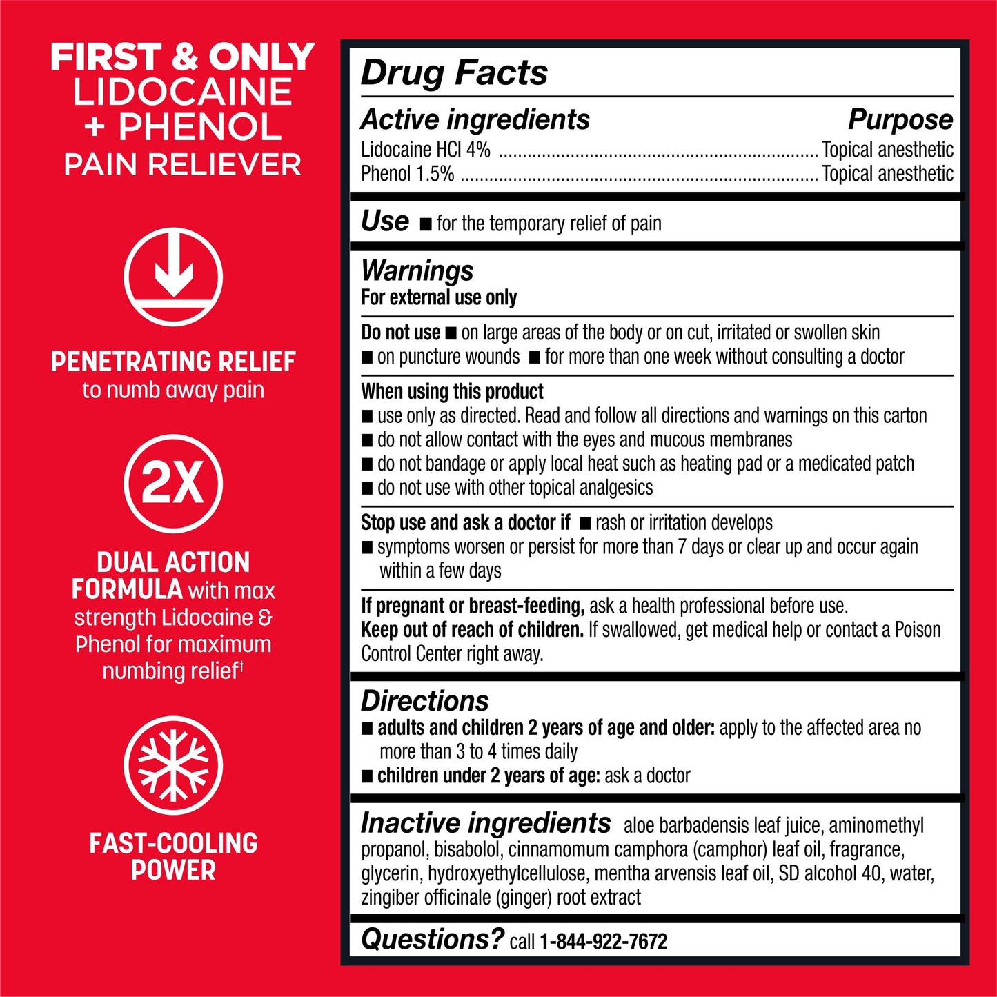 Absorbine Jr. PRO Maximum Strength Lidocaine Roll-On for Targeted Nerve and Muscle Pain Relief, 4% Lidocaine + 1.5% Phenol, Fast Acting & Long Lasting, 2.5 oz ABSORBINE JR.Buy Supplements Australia
