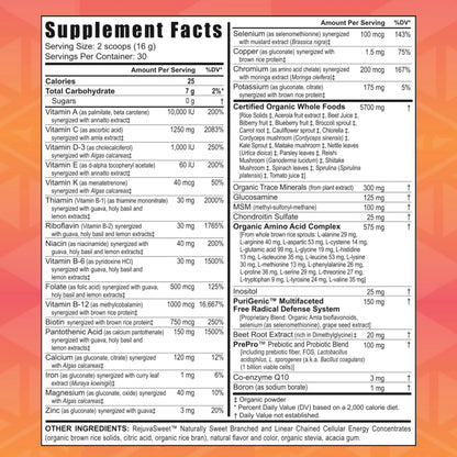 Youngevity Beyond Tangy Tangerine 2.0 Citrus Peach Ultimate Multi-Vitamin & Mineral Complex - Made with Natural & Whole Foods | 8,000 ORAC | 2 Canisters Youngevity