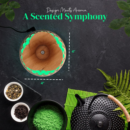 Aroma Diffuser for Essential Oils, Ultrasonic Aromatherapy Flower Oil Diffuser, Modern Cool Mist RenewgooBuy Supplements Australia