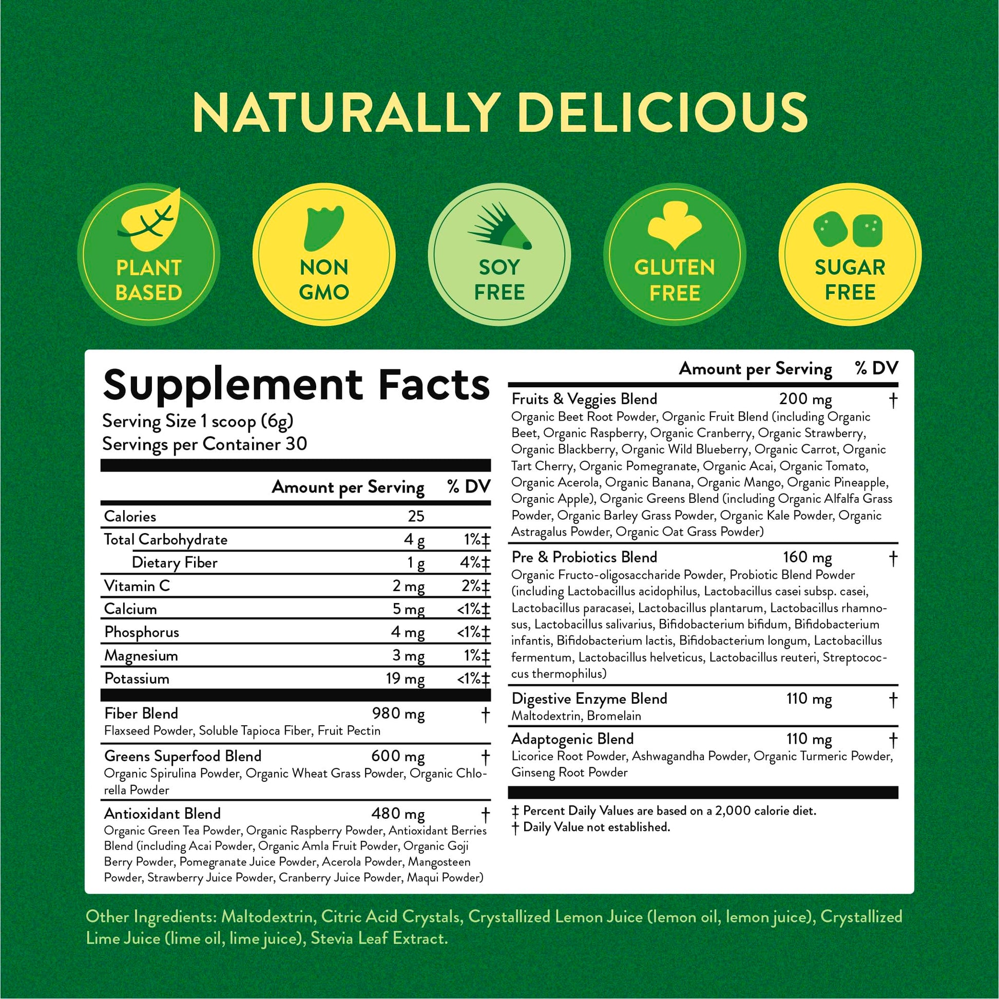 360 Nutrition Blends with Benefits Super Greens Powder w/Probiotics, Digestive Enzymes, Sugar & Gluten Free, Plant Based Superfood Drink Mix for Gut Health, Bloating, Immunity, Overall Health, 6.35 oz 360 NutritionBuy Supplements Australia