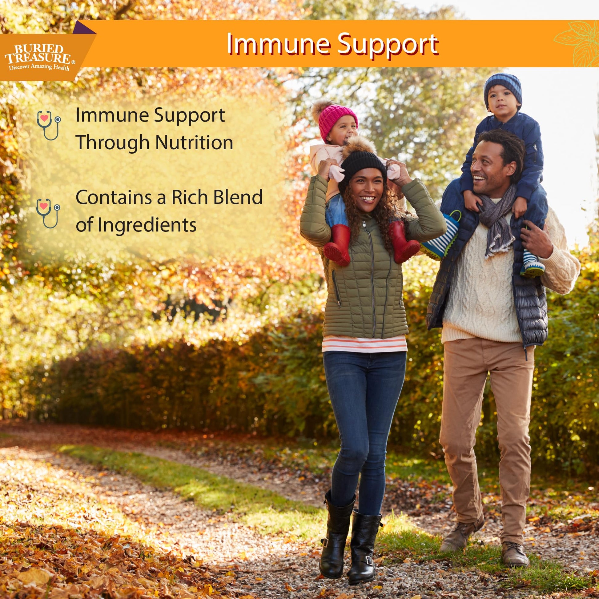 Buried Treasure Adult Daily Immune Wellness - 16 Fl oz, 16 serv, Liquid Nutrient Blend for Immune Support with Elderberry, Echinacea, Vitamins & more Buried TreasureBuy Supplements Australia