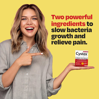 Cystex Dual-Action UTI Pain Relief & Prevention Tablets - 2-in-1 Formula Relieves Burning, Urgency, & Discomfort While Slowing Bacterial Growth - Non-Staining, Fast-Acting - 48-Count CystexBuy Supplements Australia