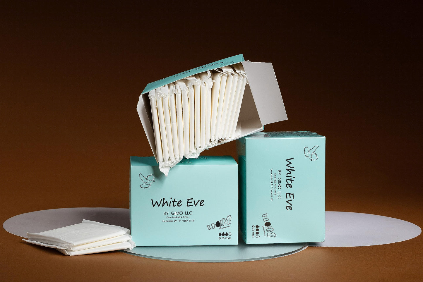 WHITE EVE Sanitary Pad Ultra Thin Sanitary Pads for Women with Fast Absorption and Leak Guard WHITE EVEBuy Supplements Australia