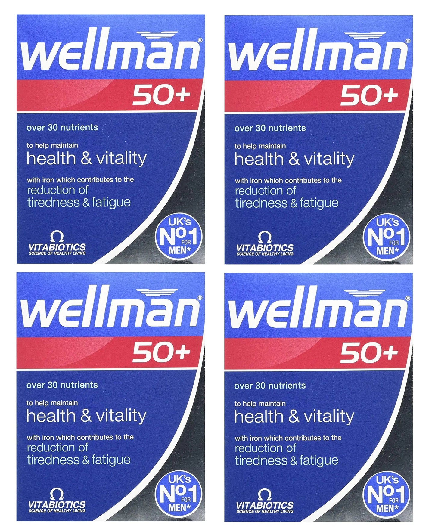 Wellman 4 X 50+ 30 Tablets WellmanBuy Supplements Australia