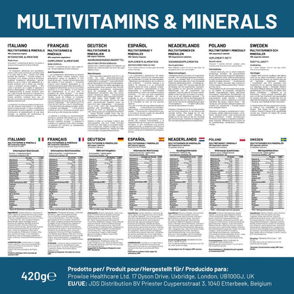A-Z Multivitamins & Minerals I 365 Vegan Tablets (1 Year Supply) I 26 Essential Active Vitamins, Minerals & Micronutrients PH PROWISE HealthcareBuy Supplements Australia
