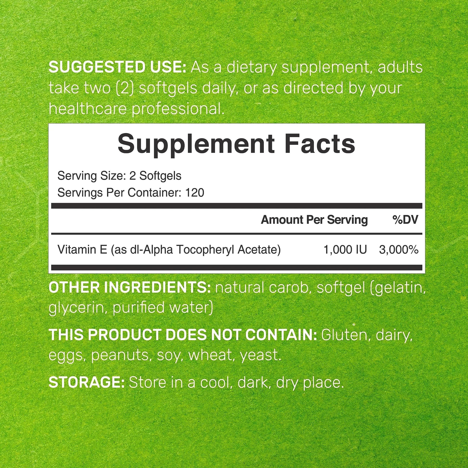 Vitamin E Supplements, 1,000 IU Per Serving, 240 Softgels – Extra Strength Antioxidant Protection – Bioavailable Stable Form DEAL SUPPLEMENTBuy Supplements Australia