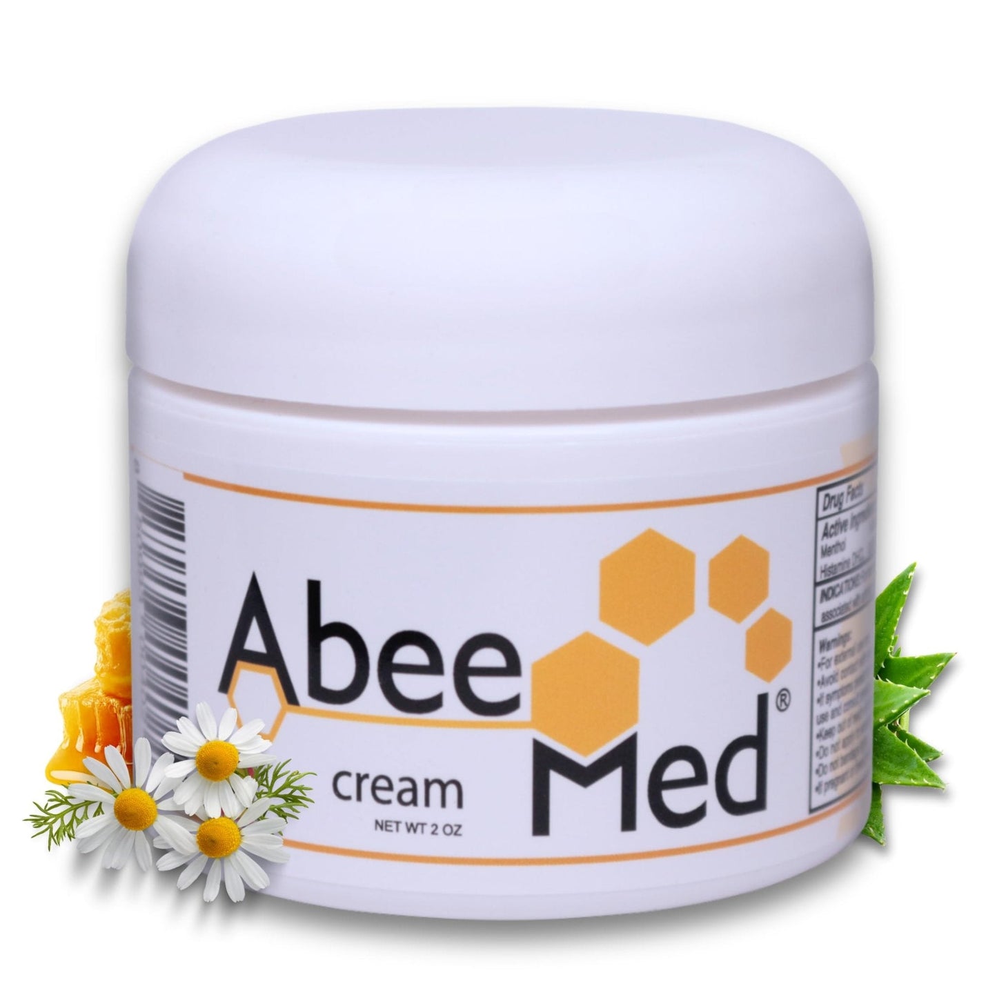 ABEE MED Extra Strength Joint & Muscle Relief Cream – Menthol Cooling & Warming Formula with Bee Pollen, Aloe & Chamomile – Fast-Absorbing Comfort Cream for Back, Knees & Muscles – 2 oz - Maple Wellness Supplements