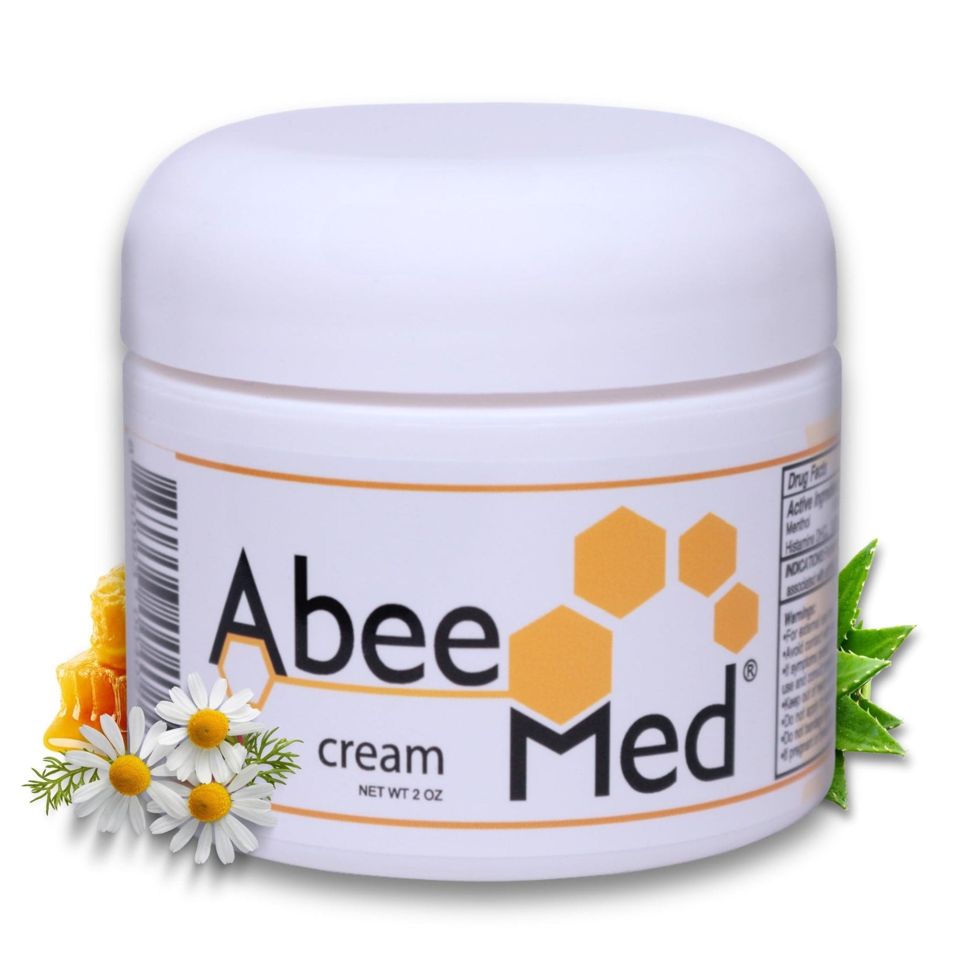 ABEE MED Extra Strength Joint & Muscle Relief Cream – Menthol Cooling & Warming Formula with Bee Pollen, Aloe & Chamomile – Fast-Absorbing Comfort Cream for Back, Knees & Muscles – 2 oz - Maple Wellness Supplements