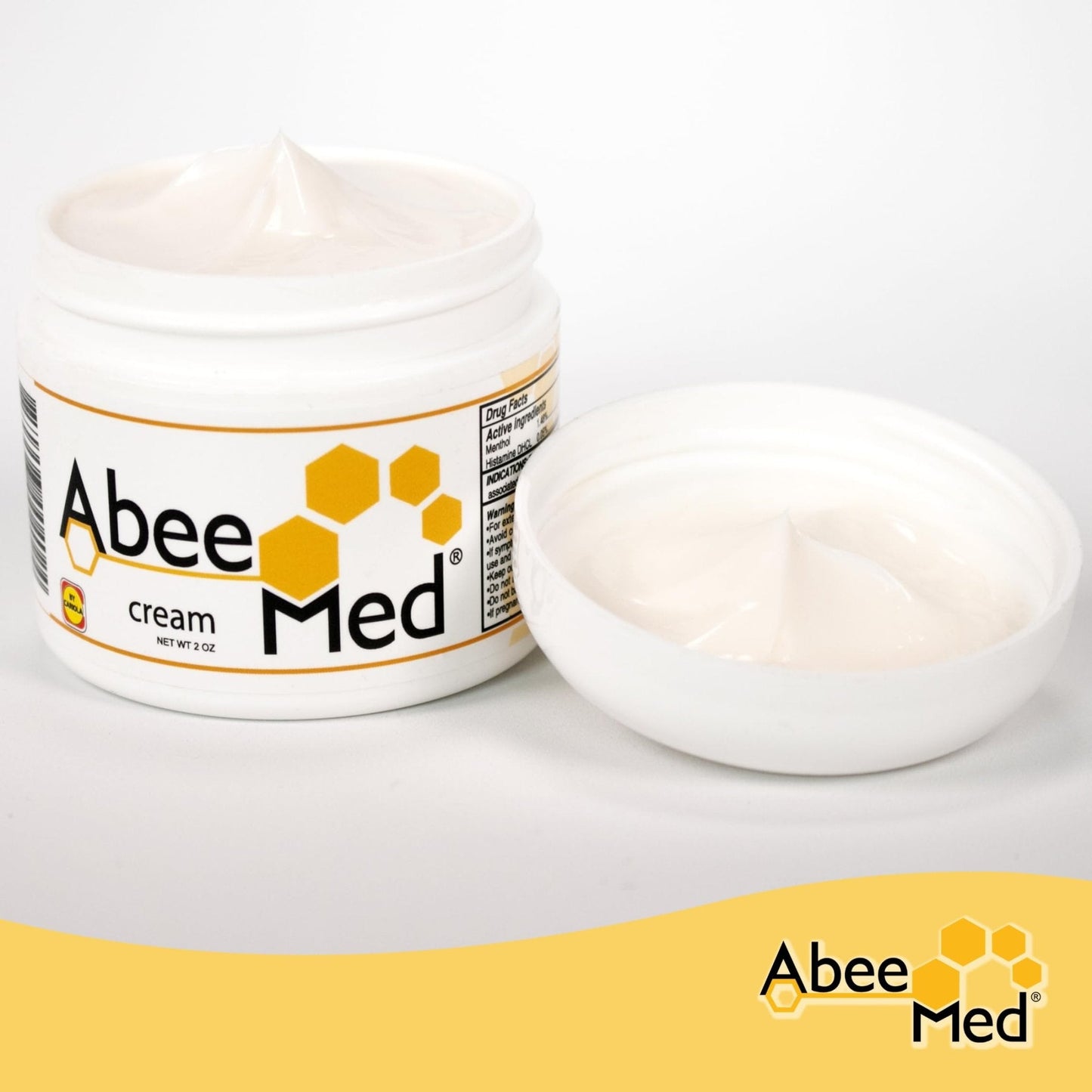 ABEE MED Extra Strength Joint & Muscle Relief Cream – Menthol Cooling & Warming Formula with Bee Pollen, Aloe & Chamomile – Fast-Absorbing Comfort Cream for Back, Knees & Muscles – 2 oz - Maple Wellness Supplements