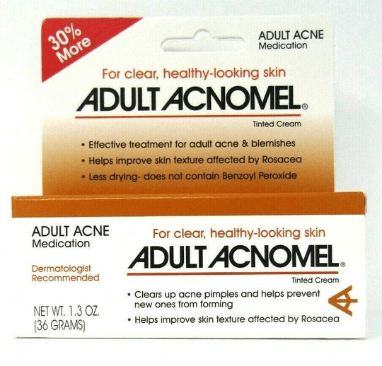 Acnomel Adult Acne Medication Cream - 1.3 oz - Maple Wellness Supplements