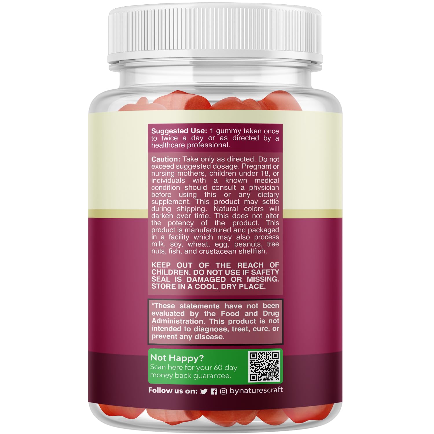ACV Apple Cider Vinegar Gummies - Natural Energy Supplement ACV with Mother - Maple Wellness Supplements
