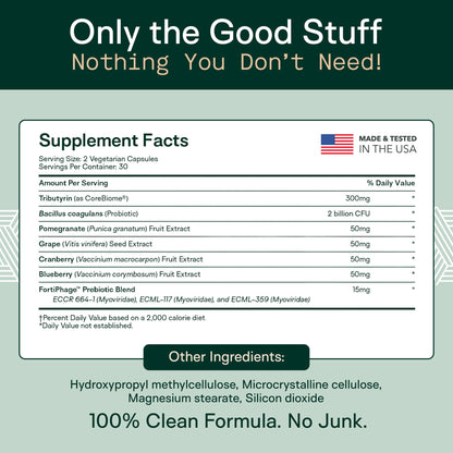 Adapt Naturals 4-in-1 Biome Protect Prebiotics, Probiotics Supplement Postbiotics & Polyphenols for Microbiome, Gut Health & Defense for Women & Men, 30 Day Supply - Maple Wellness Supplements