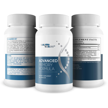 Advanced Memory Formula - by True You Health - Our Best Memory & Brain Formula - Formulated with Ginkgo Biloba and Other Premium Ingredients for Cognitive Performance, Focus, and Clarity - Maple Wellness Supplements