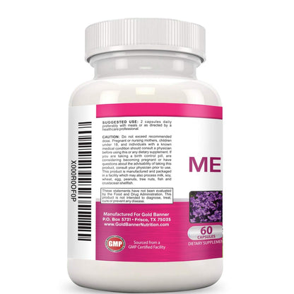 Advanced Menopause Support - Natural Female Hormonal Complex for Hot Flashes, Mood Swings & Vaginal Dryness - Black Cohosh, Soy Isoflavones & Herbal Extract Formula - Does Not Include Hormones - Maple Wellness Supplements