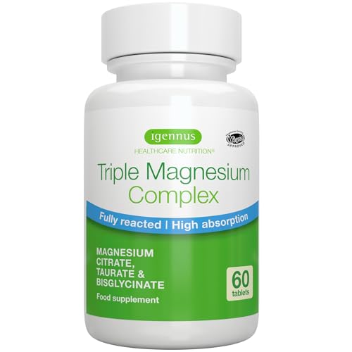 Advanced Triple Magnesium Complex, 2000mg Glycinate, Citrate & Taurate, Clean Label - Maple Wellness Supplements