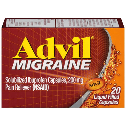 Advil 200 mg Liquid Filled Capsules 20 ea - Maple Wellness Supplements