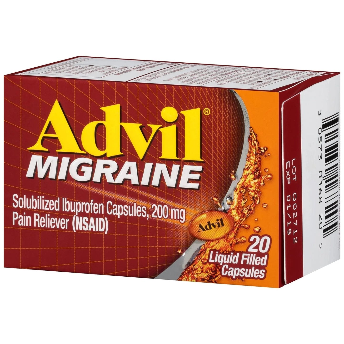 Advil 200 mg Liquid Filled Capsules 20 ea - Maple Wellness Supplements