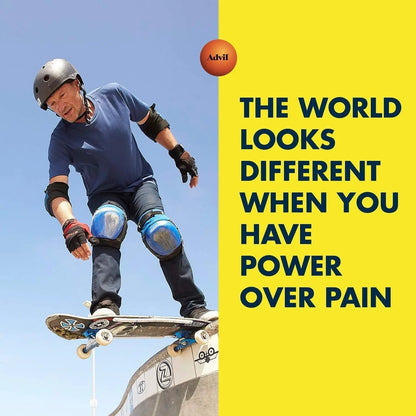 Advil Ibuprofen Tablets, 200 mg Pain Reliever/Fever Reducer (NSAID), 100 Tablets (50 Packets of 2 Tablets Each) - Maple Wellness Supplements