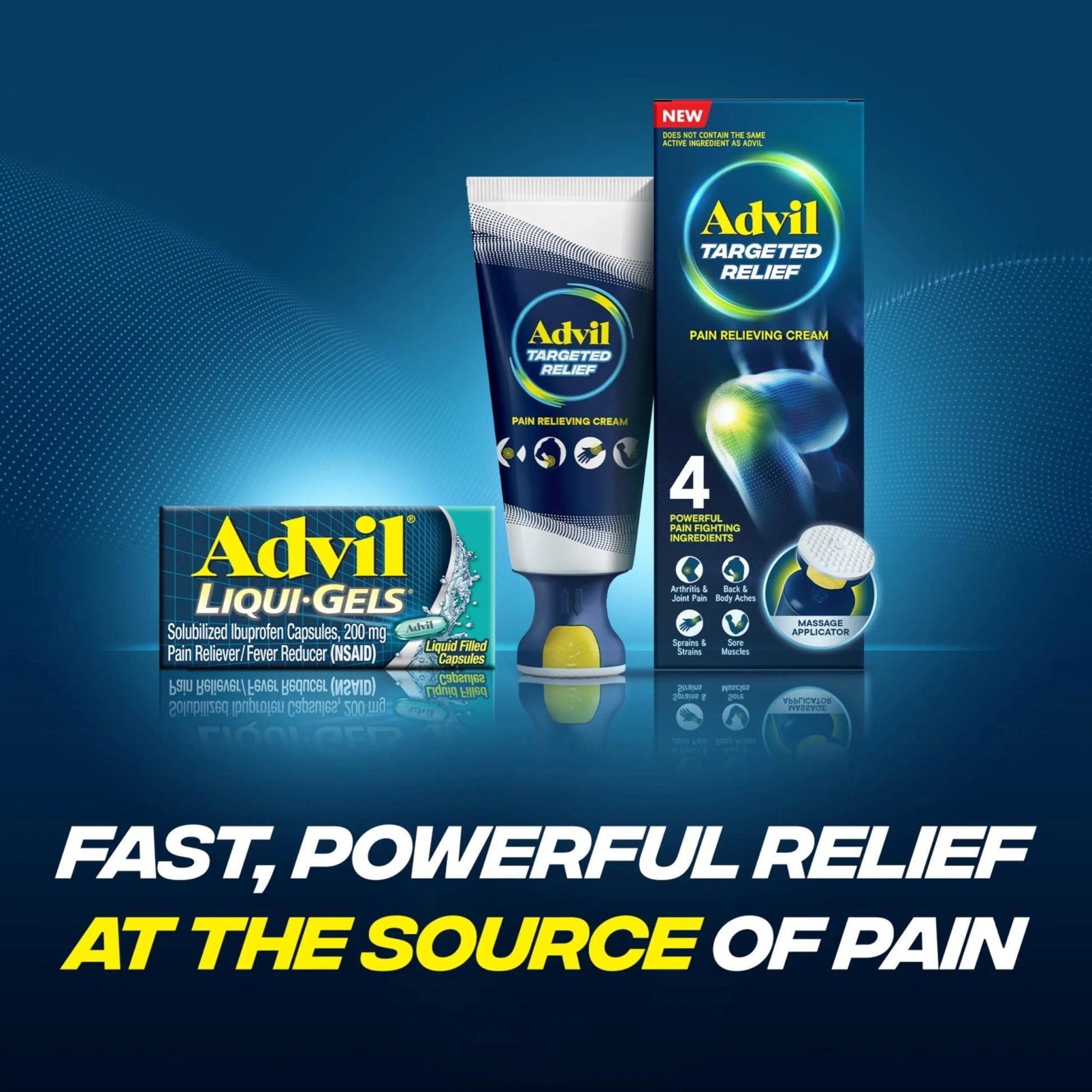 Advil Liqui-Gels Pain Reliever and Fever Reducer, Pain Medicine for Adults with Ibuprofen 200mg for Headache, Backache, Menstrual Pain and Joint Pain Relief - 200 Liquid Filled Capsules - Maple Wellness Supplements