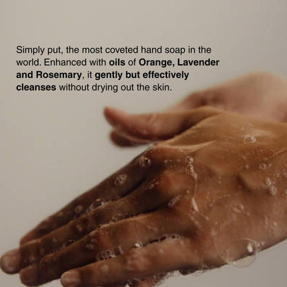 Aesop Resurrection Aromatique Hydrating Hand Wash | Gentle Non-Drying Hand Soap with Mandarin Rind, Rosemary, & Lavender - Maple Wellness Supplements