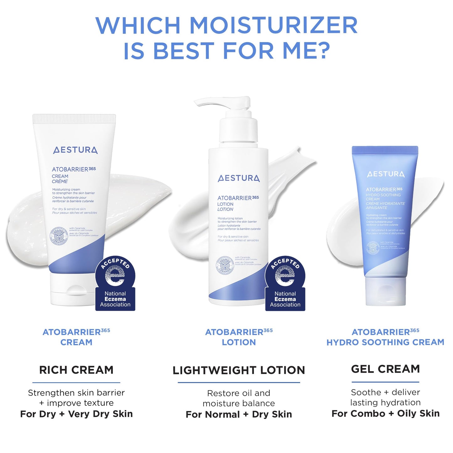 AESTURA ATOBARRIER365 Cream with Ceramides, Korean Face Moisturizer for Barrier Repair | 120H lasting Hydration, Ceramide Capsules - Maple Wellness Supplements