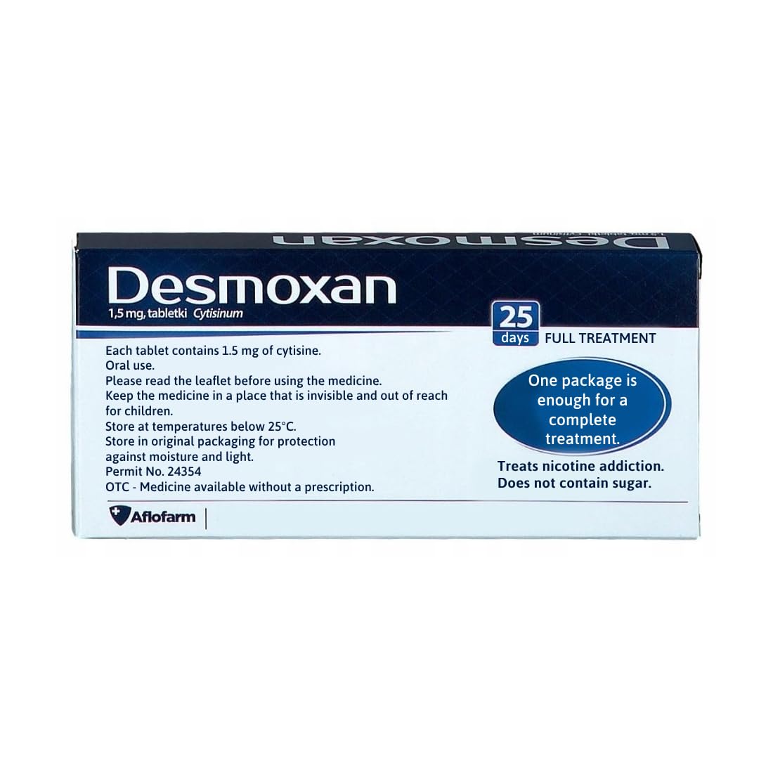 Aflofarm Desmoxan 1,5mg 100 Pills Tablets. Made in Poland. Polish Distribution,Polish Language. - Maple Wellness Supplements