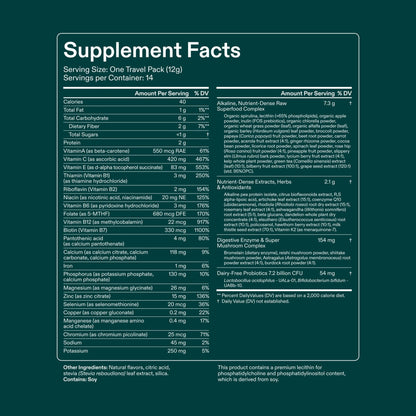 AG1 Greens Powder Refill Pouch – 75 Vitamins, Multivitamin & Probiotic | Gut Health Support | Vegan, Keto, Gluten Free | Athletic Greens Supplement - Pouch Only, Classic Formula - Maple Wellness Supplements