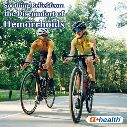 A+Health Hemorrhoid Treatment, Hemorrhoidal Ointment Relieves Symptoms of Burning, Itching, Discomfort, 2 Ounce Tube with Applicator, Reduces Irritation and Pain Relief - Maple Wellness Supplements