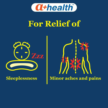 A+Health Ibuprofen PM Softgels, Pain Reliever/Nighttime Sleep Aid (NSAID), Ibuprofen 200mg and Diphenhydramine Hydrochloride 25mg, 120 Count - Maple Wellness Supplements