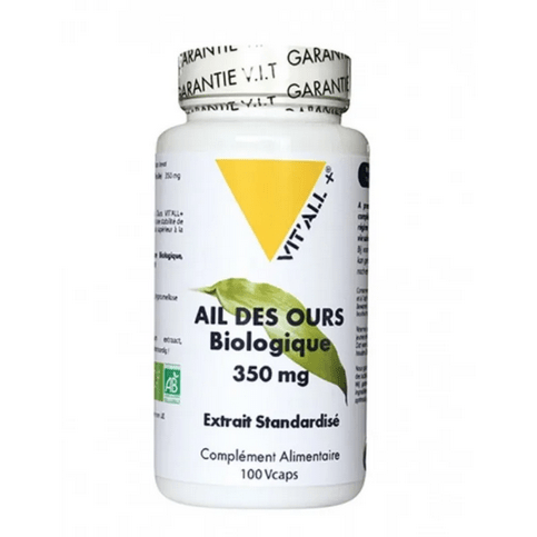 Ail des ours bio 350 mg 100 Vcaps VIT'ALL+ - Maple Wellness Supplements