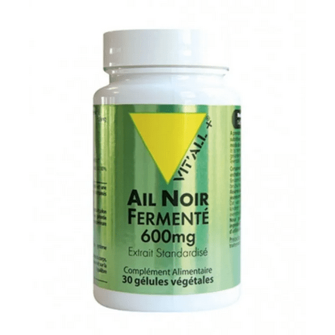 Ail Noir Fermenté Bio 600mg 30 gélules VIT'ALL+ - Maple Wellness Supplements