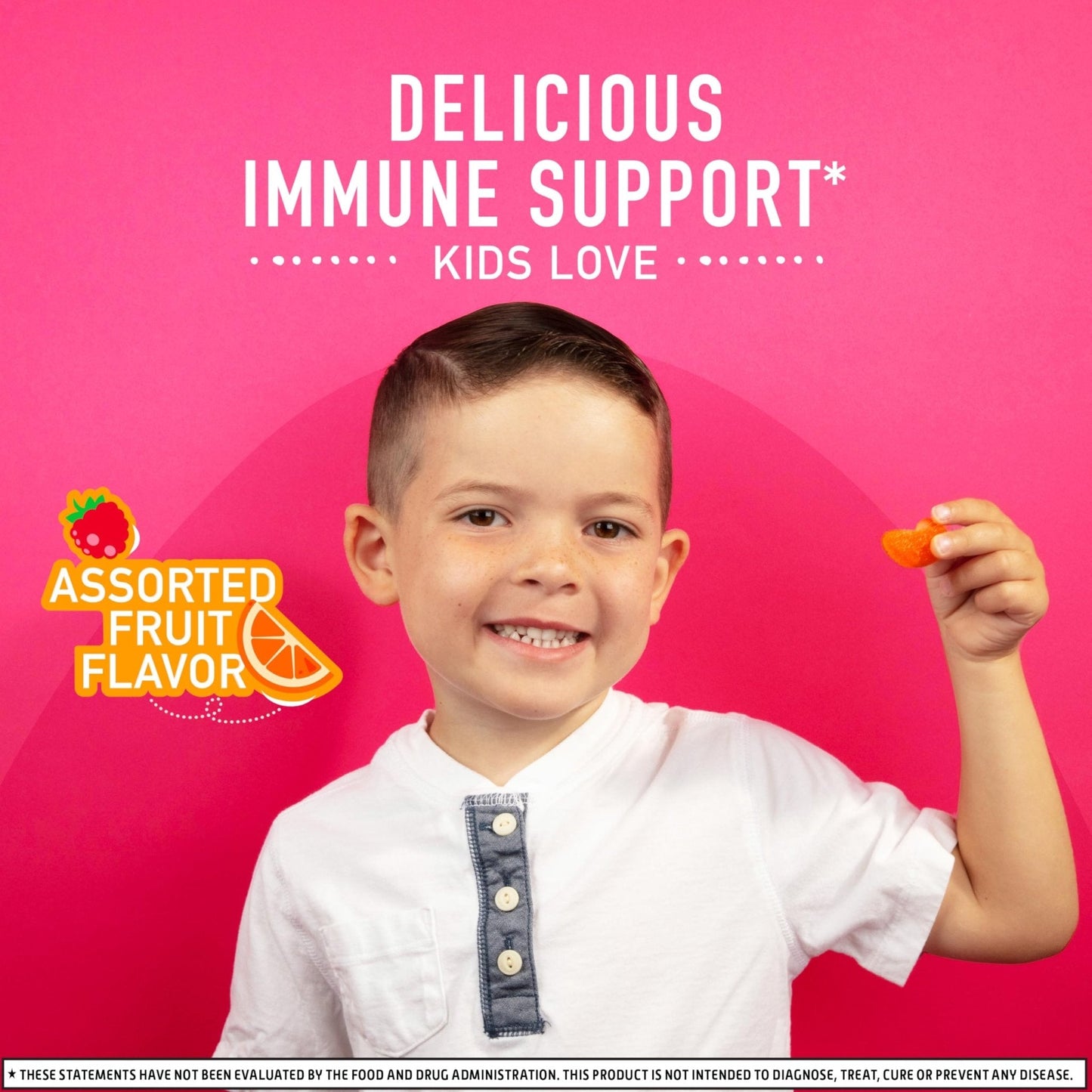 Airborne 500mg Vitamin C + Zinc Immune Support Supplement Gummies for Kids, Assorted Fruit Flavor, Gluten Free Crafted Blend - Maple Wellness Supplements
