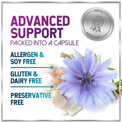 Akkermansia Probiotic - 2 Billion AFU per Serving - Best Strain for GLP-1 Production Support with Prebiotic Fiber for Natural Digestive & Gut Health - Maple Wellness Supplements