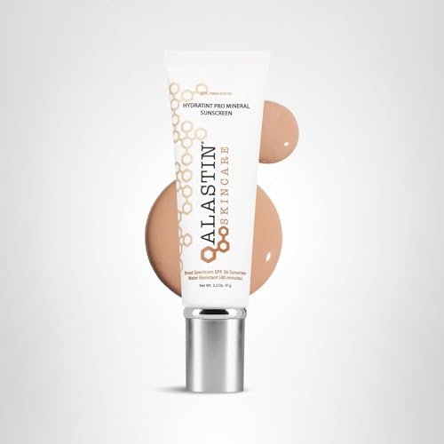 ALASTIN Skincare HydraTint Pro Mineral Sunscreen SPF 36 (3.2 oz) | 2-in-1 Tinted Daily Sunblock Moisturizer for Face & Neck - Maple Wellness Supplements