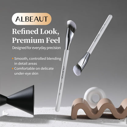 Albeaut Concealer Brush, Angled Under Eye Makeup Small Foundation Precision Face Blending Brush (193 concealer brush) - Maple Wellness Supplements