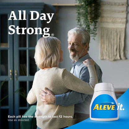 Aleve Caplets, Naproxen Sodium 220 mg (NSAID), Pain Reliever/Fever Reducer, 1 Orthopedic Surgeon Recommended, 270 Count - Maple Wellness Supplements