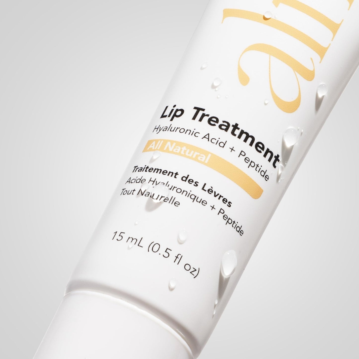 Alfie Hyaluronic Acid Lip Booster -Natural Flavor -15ml/0.5 Fl. Oz -Peptide Lip Treatment - Maple Wellness Supplements