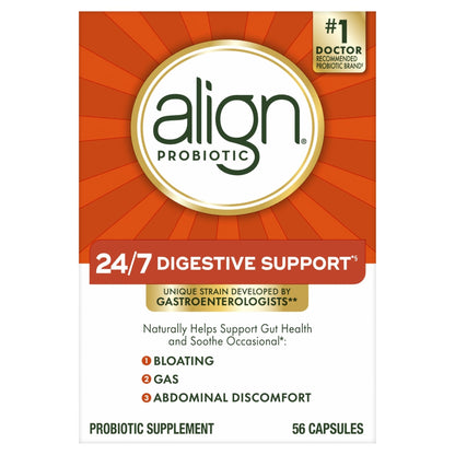 Align Probiotic, 24/7 Digestive Support, Probiotics for Women and Men, Probiotics for Digestive Health, Men and Womens Probiotic Capsules Help Relieve - Maple Wellness Supplements