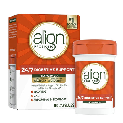 Align Probiotic, Pro Formula, Probiotics for Women and Men, Probiotics for Digestive Health, Men and Womens Probiotic Capsules Help Relieve - Maple Wellness Supplements