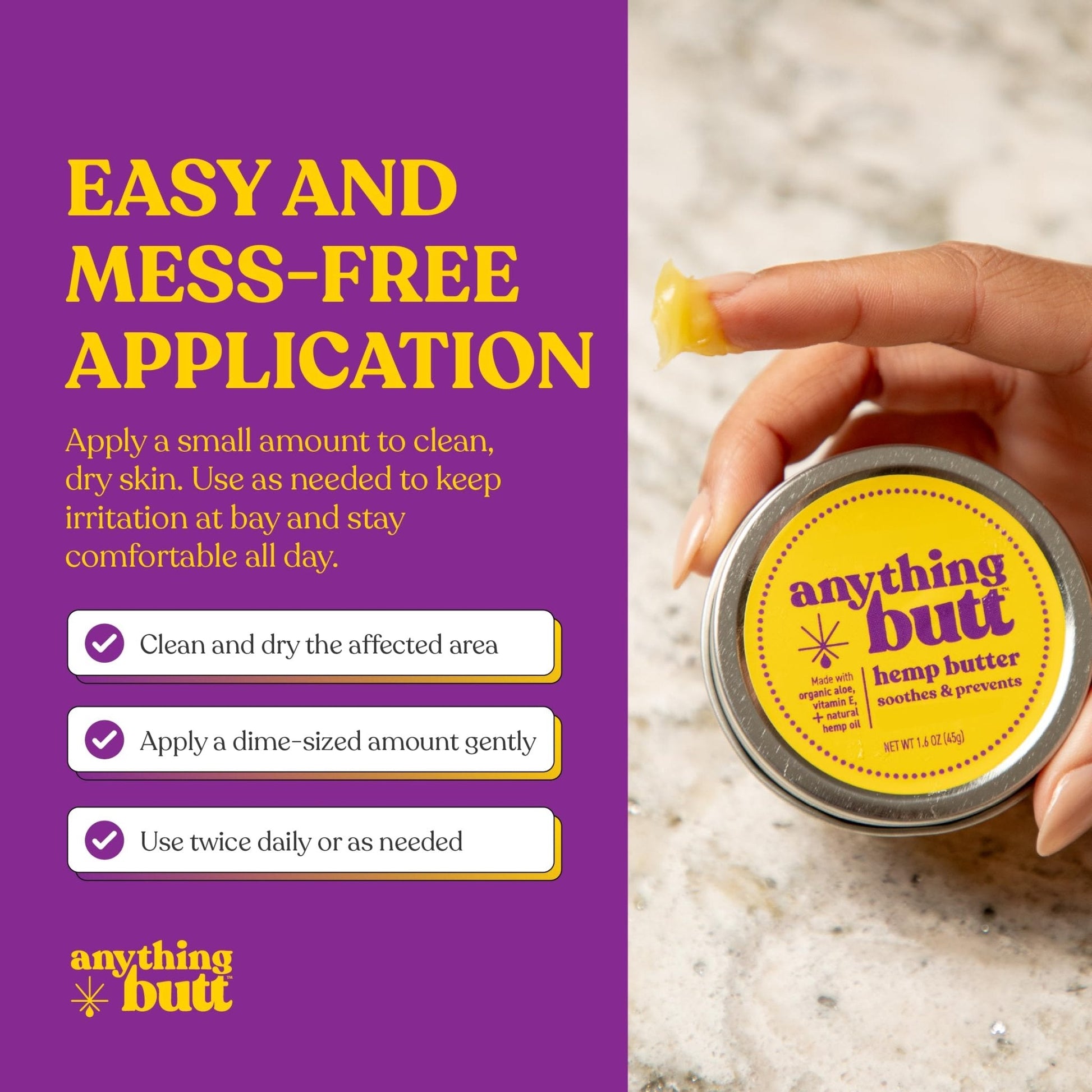 All-Natural Hemorrhoid Cream, Herbal Balm, Soothes Itching & Discomfort - Itch Hemorrhoid Soother Moisturizes for Itching, Rashes, Dryness, and Chafing - Maple Wellness Supplements