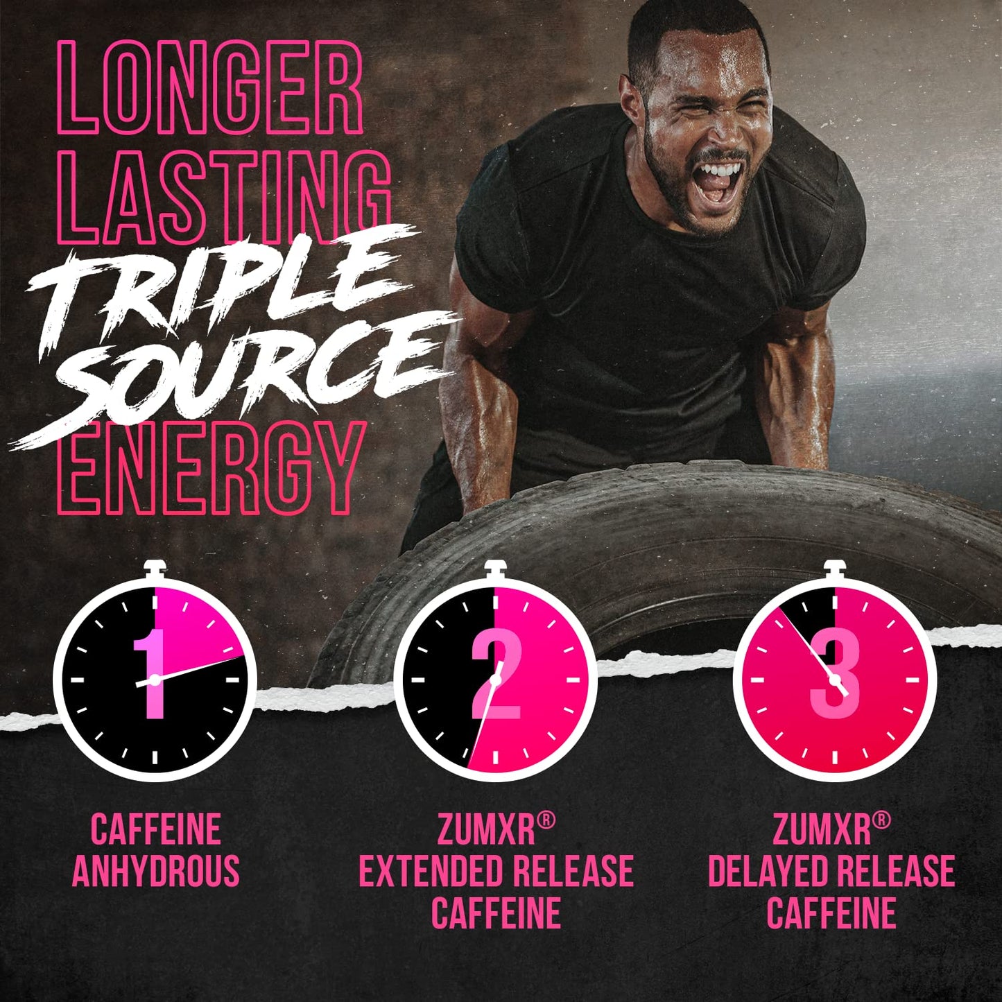 ALPHA LION Superhuman Extreme High Stim Pre Workout Powder, Beta Alanine, L-Taurine & 356mg Tri-Source Caffeine for Sustained Energy, Nitric Oxide & Citrulline for Pump (21 Servings, Slaughtermelon) - Maple Wellness Supplements