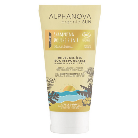 ALPHANOVA ORGANIC SUN organic 2 in 1 shower shampoo - Maple Wellness Supplements