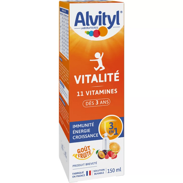 Alvityl Vitalité 11 Vitamines Solution Buvable 150 ml - Maple Wellness Supplements