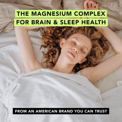 AMANDEAN Magtein Magnesium Complex. L-Threonate, Glycinate, Malate Triple Blend Chelated Magnesium Supplement. 90 Veggie Capsules. High Absorption Branded Ingredients. Brain Health, Sleep, Calm*. - Maple Wellness Supplements