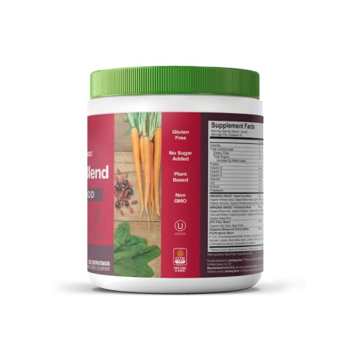 Amazing Grass Greens Blend Superfood: Super Greens Powder Smoothie Mix with Organic - Maple Wellness Supplements