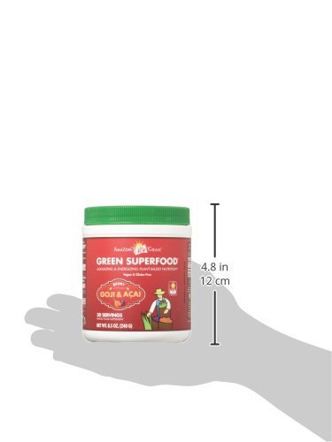 Amazing Grass Greens Blend Superfood: Super Greens Powder Smoothie Mix with Organic - Maple Wellness Supplements
